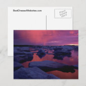 Sunset at Hudson Bay, Canada Briefkaart (Voorkant / Achterkant)