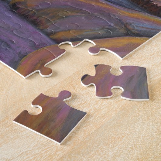 Sunset at Joshua Tree Puzzle Legpuzzel (Zijkant)