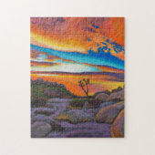 Sunset at Joshua Tree Puzzle Legpuzzel (Verticaal)