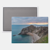 Sunset at Jurrasic Coast, England, UK Magneet (Voorkant / Achterkant)