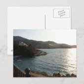 Sunset at Kassiopi, Corfu (Griekenland) Briefkaart (Voorkant / Achterkant)