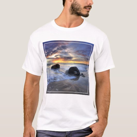 Sunset at Kedonganan Beach T-shirt (Voorkant)