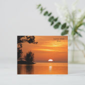 Sunset at Key West, Florida Briefkaart (Staand voorkant)