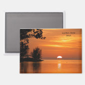 Sunset at Key West, Florida Magneet (Voorkant / Achterkant)