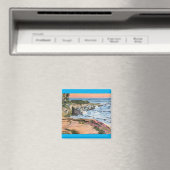 Sunset at La Jolla Cove Magneet (Insitu (Vaatwasser))