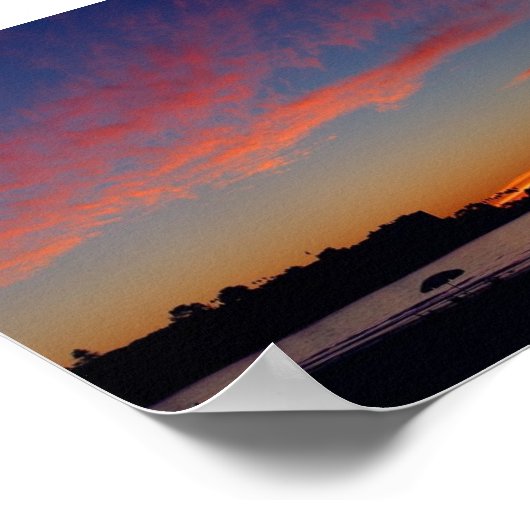 Sunset at La Jolla Shores Poster (Hoek)