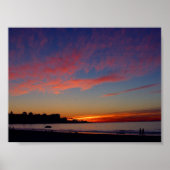 Sunset at La Jolla Shores Poster (Voorkant)