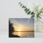 Sunset at Lake Briefkaart (Staand voorkant)