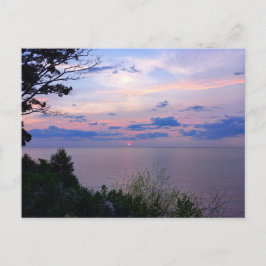 Sunset at Lake Ontario Briefkaart