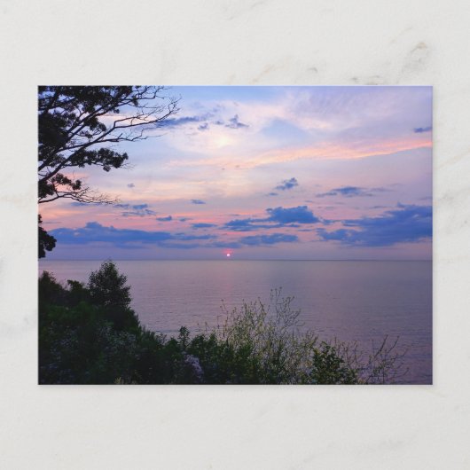 Sunset at Lake Ontario Briefkaart (Voorkant)