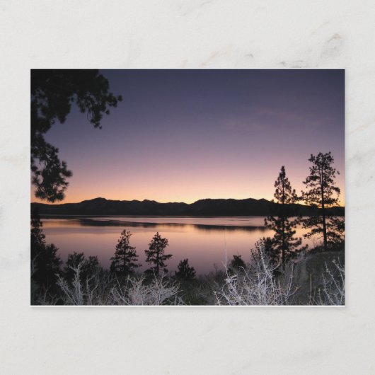 Sunset at Lake Tahoe Briefkaart (Voorkant)