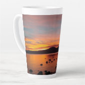 Sunset at Lake Tahoe Latte Mok (Linkerhoek)