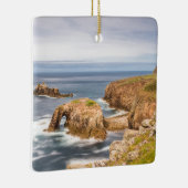 Sunset at Lands End in Cornwall England Keramisch Ornament (Rechts)