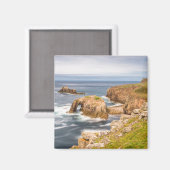 Sunset at Lands End in Cornwall England Magneet (Voorkant / Achterkant)