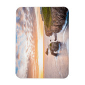 Sunset at Lands End in Cornwall England Magneet (Verticaal)