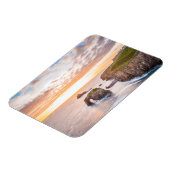 Sunset at Lands End in Cornwall England Magneet (Linkerzijde)