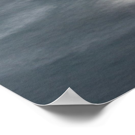 Sunset at Lands End in Cornwall England Poster (Hoek)