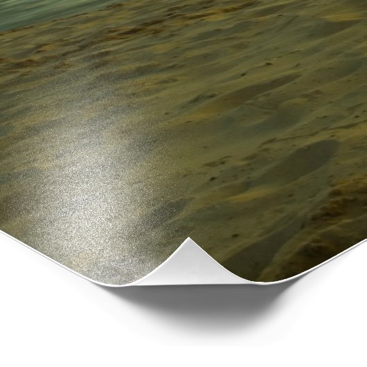 Sunset at Ludington Light Foto Afdruk (Hoek)