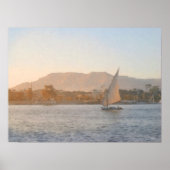 Sunset at Luxor Print (Voorkant)