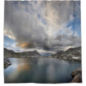 Sunset at Middle Nydiver Lake - Sierra Douchegordijn (Voorkant)
