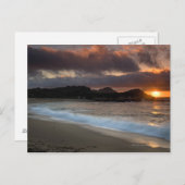Sunset at Monastery Beach, Carmel, California, Briefkaart (Voorkant / Achterkant)