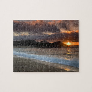 Sunset at Monastery Beach, Carmel, California, Legpuzzel