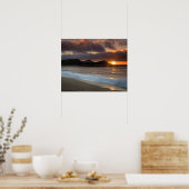 Sunset at Monastery Beach, Carmel, California, Poster (Keuken)