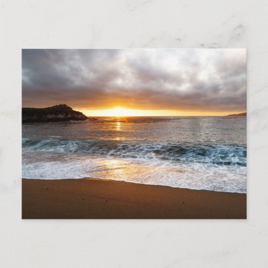 Sunset at Monterey, California's Pacific Coast Briefkaart (Voorkant)