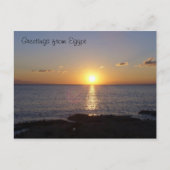 Sunset at Moon Beach - Egypt Briefkaart (Voorkant)