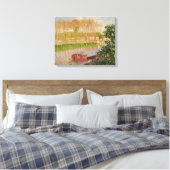Sunset at Moret-sur-Loing, 1901 Canvas Afdruk (Insitu (Slaapkamer))