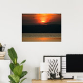 Sunset at Neusiedlersee Poster (Thuiskantoor)