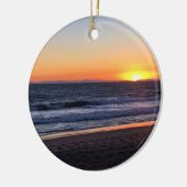 Sunset at Newport Beach, Californië Keramisch Ornament (Links)