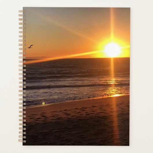 Sunset at Newport Beach, Californië Planner (Voorkant)
