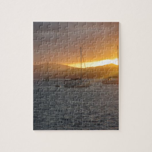 Sunset at Norman Island BVI's Legpuzzel (Verticaal)