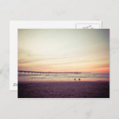 Sunset at Ocean Beach, Californië Briefkaart (Voorkant / Achterkant)