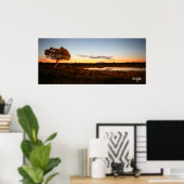 Sunset at Okakuejo Poster (Thuiskantoor)