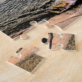 Sunset at Olympic Port of Barcelona, Spain Legpuzzel (Zijkant)