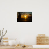 Sunset at Peace Valley Park Poster (Keuken)