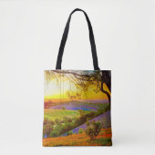 Sunset at Peachy Canyon Tote Bag (Voorkant)
