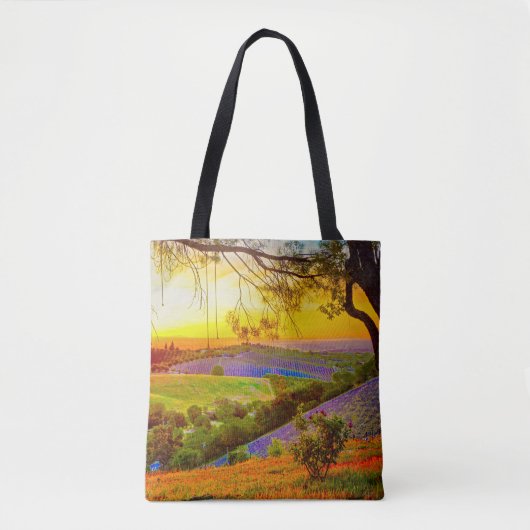 Sunset at Peachy Canyon Tote Bag (Voorkant)