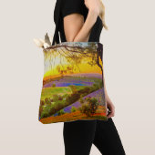 Sunset at Peachy Canyon Tote Bag (Dichtbij)