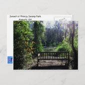 Sunset at Phinizy Swamp Park Augusta, GA Briefkaart (Voorkant / Achterkant)