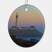 Sunset at Pigeon Point Lighthouse California Keramisch Ornament (Links)