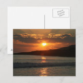 Sunset at Praia Da Luz Beach, Algarve, Portugal Briefkaart (Voorkant / Achterkant)