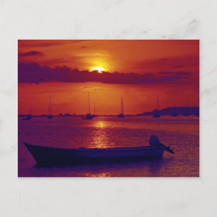 Sunset at Puerto la Cruz, Venezuela Briefkaart
