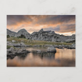 Sunset at Pyramid Lake Briefkaart (Voorkant)