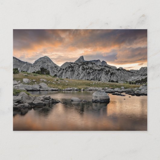 Sunset at Pyramid Lake Briefkaart (Voorkant)