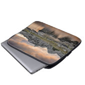 Sunset at Pyramid Lake Laptop Sleeve (Voorkant onderkant)