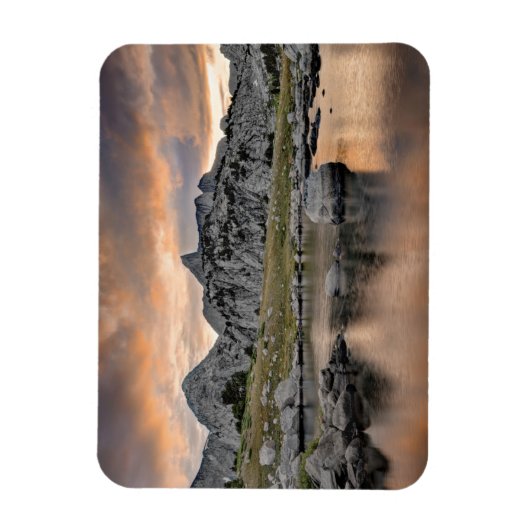 Sunset at Pyramid Lake Magneet (Verticaal)