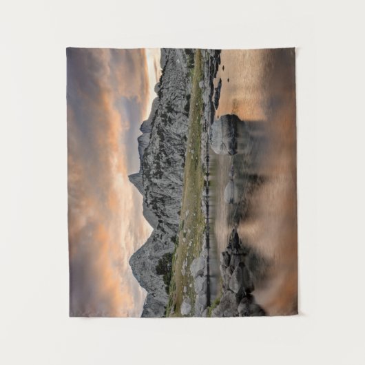 Sunset at Pyramid Lake Wandkleed (Voorkant)